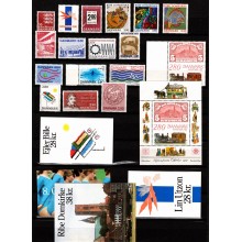 Danmark, postfrisk, årgang 1987 og hæfter.